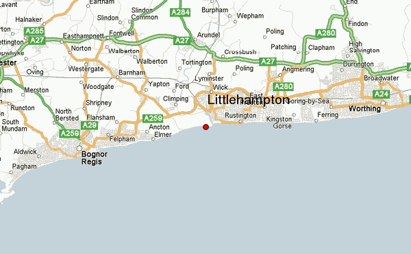 Littlehampton map